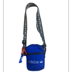 Blue Adidas festival bag